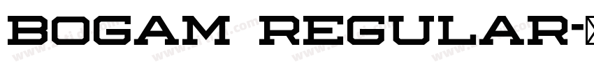 Bogam Regular字体转换 Bogam Regular字体转换